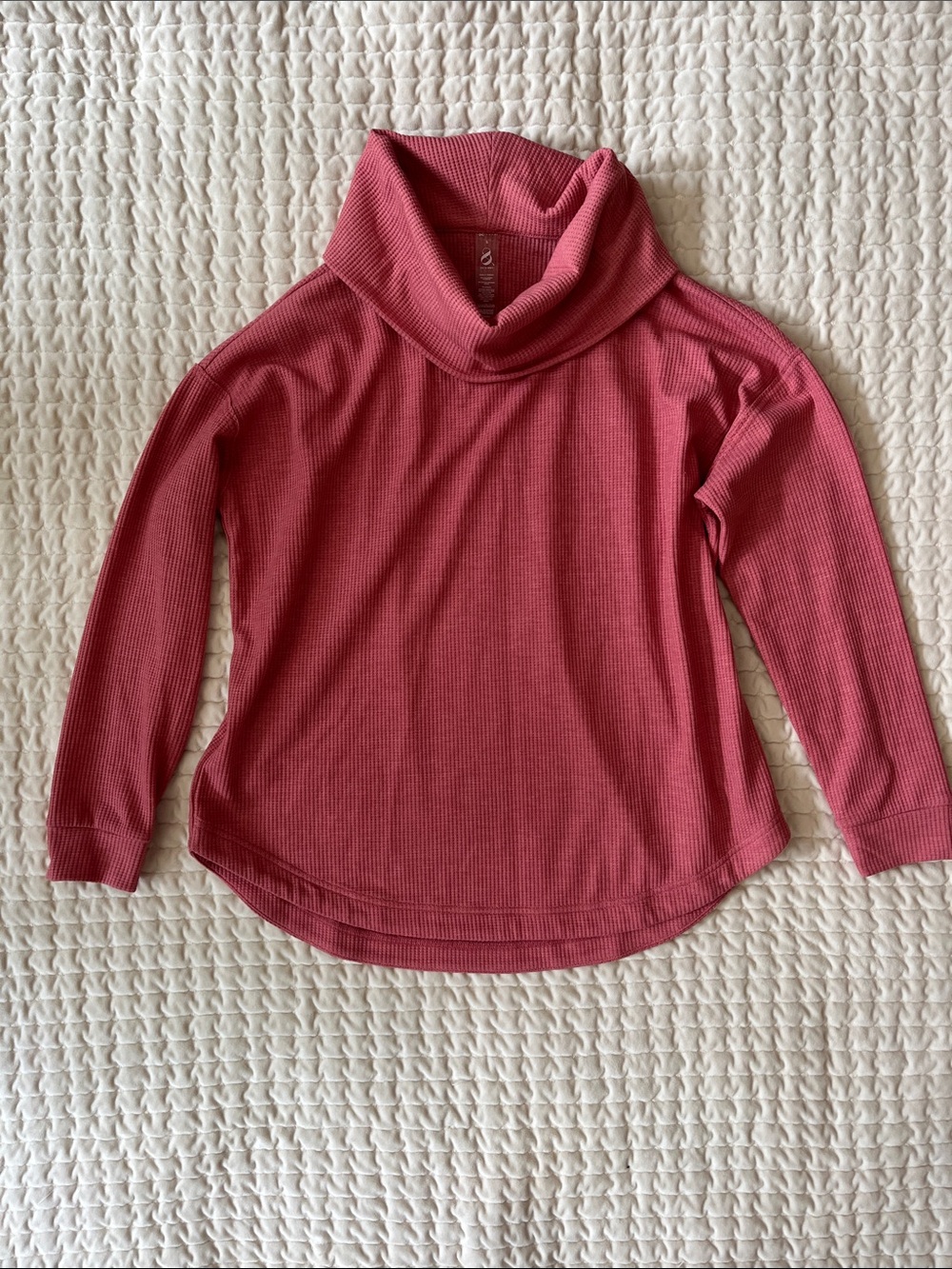 Lou & Grey Cowl Neck Sweater in Rose